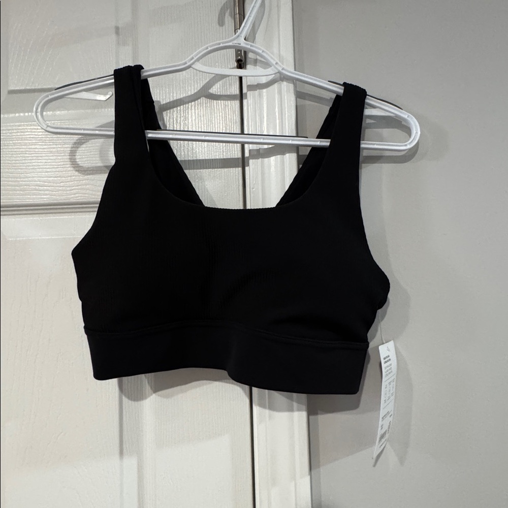 NWT Athleta Breathe Rib Longline SPorts Bra A-C | Black - Picture 13 of 13